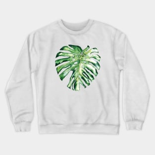 Monstera leaf Crewneck Sweatshirt